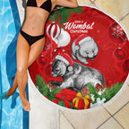 wombat-lover-beach-blanket-australia-merry-christmas-aboriginal