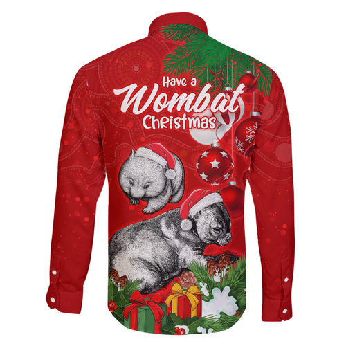 wombat-lover-family-matching-short-sleeve-bodycon-dress-and-hawaiian-shirt-australia-merry-christmas-aboriginal