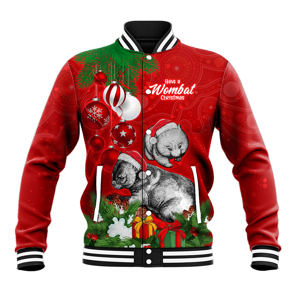 personalised-wombat-lover-baseball-jacket-australia-merry-christmas-aboriginal