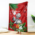 personalised-wombat-lover-blanket-australia-merry-christmas-aboriginal