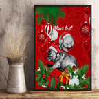 personalised-wombat-lover-canvas-wall-art-australia-merry-christmas-aboriginal