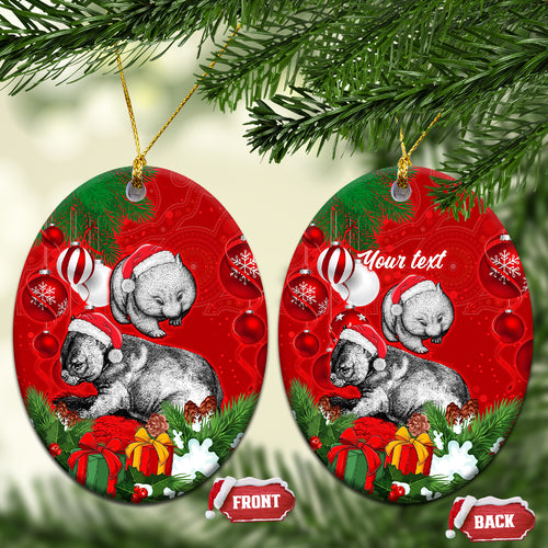 personalised-wombat-lover-ceramic-ornament-australia-merry-christmas-aboriginal