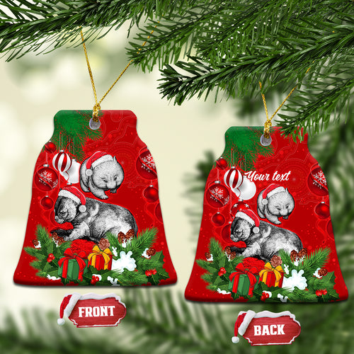 personalised-wombat-lover-ceramic-ornament-australia-merry-christmas-aboriginal