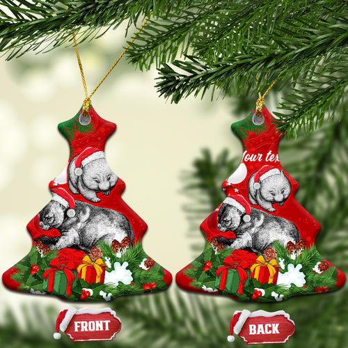 personalised-wombat-lover-ceramic-ornament-australia-merry-christmas-aboriginal