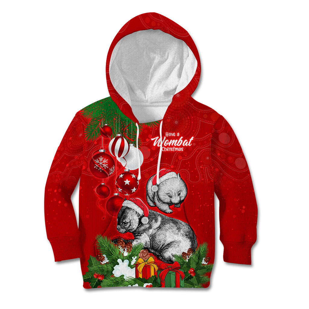 personalised-wombat-lover-kid-hoodie-australia-merry-christmas-aboriginal