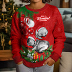 personalised-wombat-lover-kid-ugly-christmas-sweater-australia-merry-christmas-aboriginal
