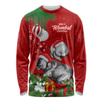 personalised-wombat-lover-long-sleeve-shirt-australia-merry-christmas-aboriginal