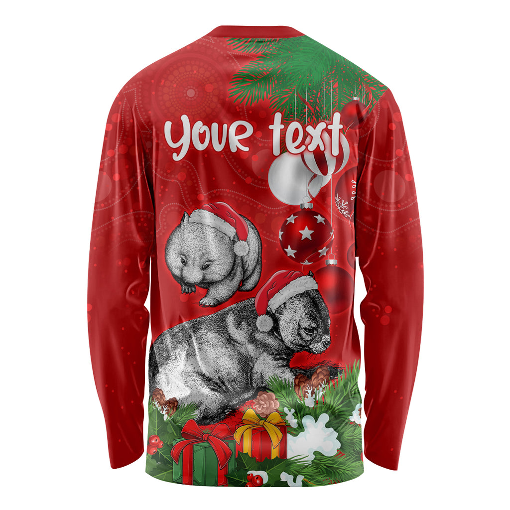 personalised-wombat-lover-long-sleeve-shirt-australia-merry-christmas-aboriginal