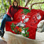 personalised-wombat-lover-quilt-australia-merry-christmas-aboriginal