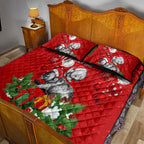 personalised-wombat-lover-quilt-bed-set-australia-merry-christmas-aboriginal