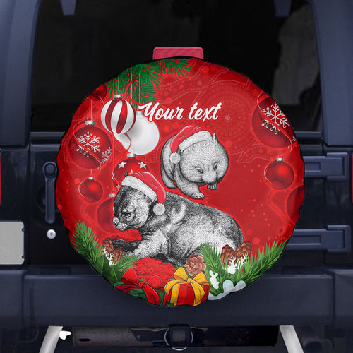 personalised-wombat-lover-spare-tire-cover-australia-merry-christmas-aboriginal