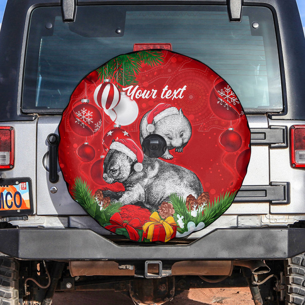 personalised-wombat-lover-spare-tire-cover-australia-merry-christmas-aboriginal
