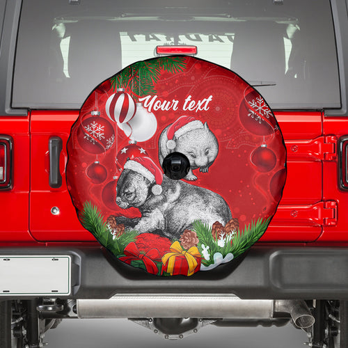 personalised-wombat-lover-spare-tire-cover-australia-merry-christmas-aboriginal