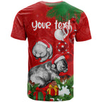 personalised-wombat-lover-t-shirt-australia-merry-christmas-aboriginal
