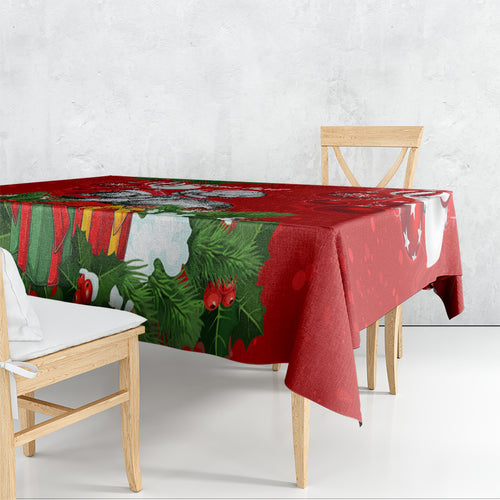 personalised-wombat-lover-tablecloth-australia-merry-christmas-aboriginal