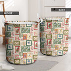 Aussie Birds Christmas La La Land Laundry Basket Beige Vintage Stamp Edition - Aussie Hoodie