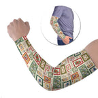 Aussie Birds Christmas La La Land Arm Sleeves Beige Vintage Stamp Edition - Aussie Hoodie
