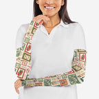Aussie Birds Christmas La La Land Arm Sleeves Beige Vintage Stamp Edition - Aussie Hoodie