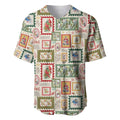 Aussie Birds Christmas La La Land Baseball Jersey Beige Vintage Stamp Edition - Aussie Hoodie