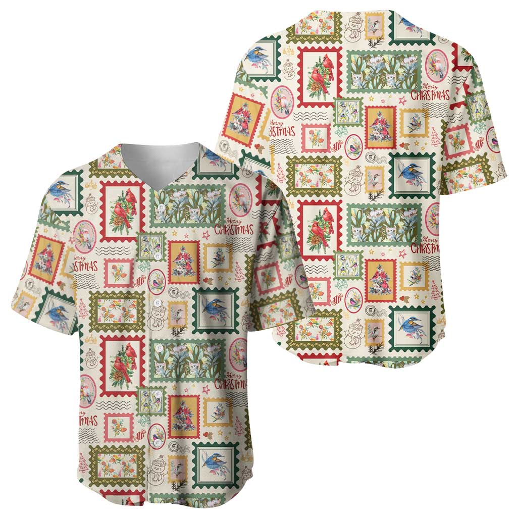 Aussie Birds Christmas La La Land Baseball Jersey Beige Vintage Stamp Edition - Aussie Hoodie