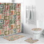 Aussie Birds Christmas La La Land Bathroom Set Beige Vintage Stamp Edition - Aussie Hoodie