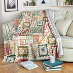 Aussie Birds Christmas La La Land Blanket Beige Vintage Stamp Edition - Aussie Hoodie