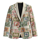 Aussie Birds Christmas La La Land Blazer Beige Vintage Stamp Edition - Aussie Hoodie
