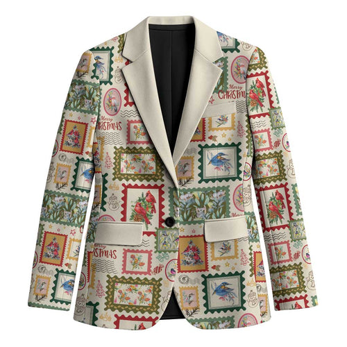Aussie Birds Christmas La La Land Blazer Beige Vintage Stamp Edition - Aussie Hoodie