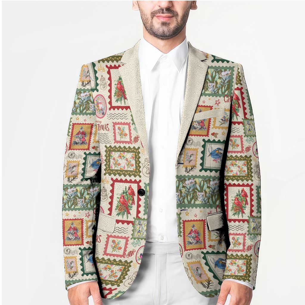 Aussie Birds Christmas La La Land Blazer Beige Vintage Stamp Edition - Aussie Hoodie