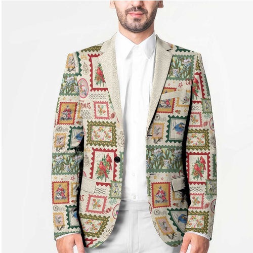 Aussie Birds Christmas La La Land Blazer Beige Vintage Stamp Edition - Aussie Hoodie