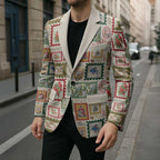 Aussie Birds Christmas La La Land Blazer Beige Vintage Stamp Edition - Aussie Hoodie