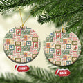 Aussie Birds Christmas La La Land Ceramic Ornament Beige Vintage Stamp Edition - Aussie Hoodie