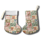 Aussie Birds Christmas La La Land Christmas Stocking Beige Vintage Stamp Edition - Aussie Hoodie