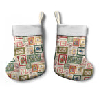Aussie Birds Christmas La La Land Christmas Stocking Beige Vintage Stamp Edition - Aussie Hoodie