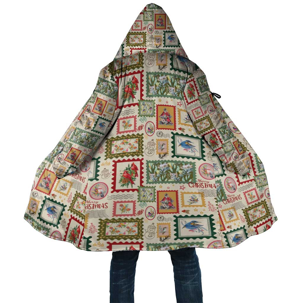Aussie Birds Christmas La La Land Cloak Beige Vintage Stamp Edition - Aussie Hoodie
