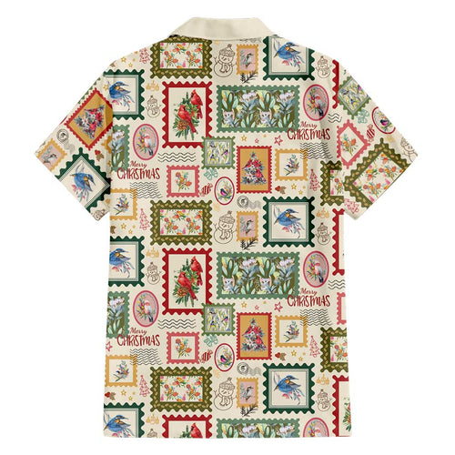 Aussie Birds Christmas La La Land Family Matching Mermaid Dress and Hawaiian Shirt Beige Vintage Stamp Edition - Aussie Hoodie
