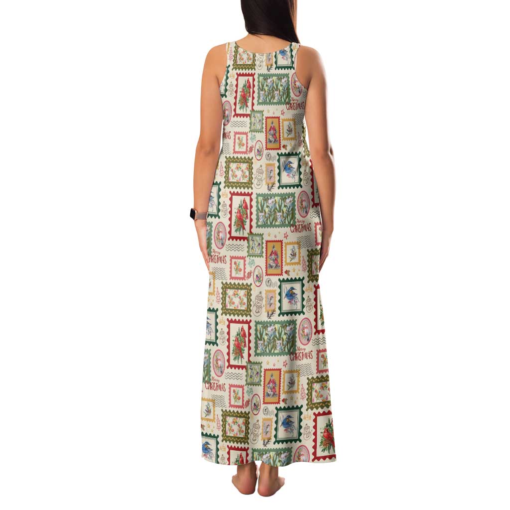 Aussie Birds Christmas La La Land Family Matching Tank Maxi Dress and Hawaiian Shirt Beige Vintage Stamp Edition - Aussie Hoodie