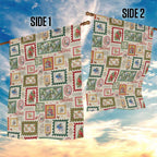 Aussie Birds Christmas La La Land Garden Flag Beige Vintage Stamp Edition - Aussie Hoodie