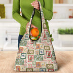 Aussie Birds Christmas La La Land Grocery Bag Beige Vintage Stamp Edition - Aussie Hoodie