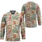 Aussie Birds Christmas La La Land Hockey Jersey Beige Vintage Stamp Edition - Aussie Hoodie