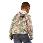 Aussie Birds Christmas La La Land Kid Hoodie Beige Vintage Stamp Edition - Aussie Hoodie