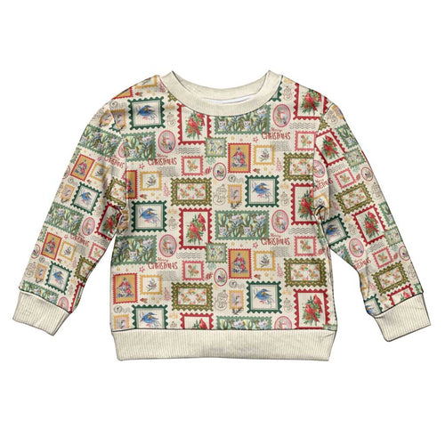 Aussie Birds Christmas La La Land Kid Ugly Christmas Sweater Beige Vintage Stamp Edition - Aussie Hoodie