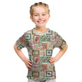 Aussie Birds Christmas La La Land Kid T Shirt Beige Vintage Stamp Edition - Aussie Hoodie