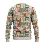 Aussie Birds Christmas La La Land Ugly Christmas Sweater Beige Vintage Stamp Edition - Aussie Hoodie