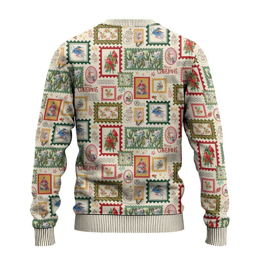 Aussie Birds Christmas La La Land Ugly Christmas Sweater Beige Vintage Stamp Edition - Aussie Hoodie