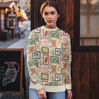 Aussie Birds Christmas La La Land Ugly Christmas Sweater Beige Vintage Stamp Edition - Aussie Hoodie