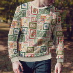 Aussie Birds Christmas La La Land Ugly Christmas Sweater Beige Vintage Stamp Edition - Aussie Hoodie