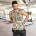 Aussie Birds Christmas La La Land Men Tank Top Beige Vintage Stamp Edition - Aussie Hoodie