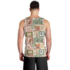 Aussie Birds Christmas La La Land Men Tank Top Beige Vintage Stamp Edition - Aussie Hoodie
