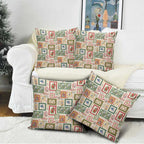 Aussie Birds Christmas La La Land Pillow Cover Beige Vintage Stamp Edition - Aussie Hoodie